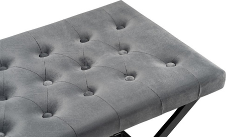Табурет Woodville German 15542 (dark grey/black)