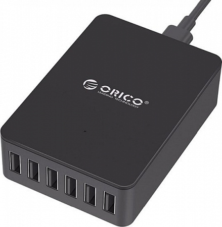 Сетевое зарядное Orico CSE-6U-BK