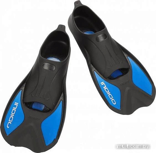 Ласты Indigo Aqua IN333 (р-р 38-39, черный/синий)