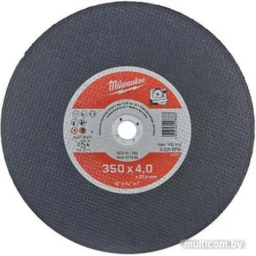 Отрезной диск Milwaukee 4932471989
