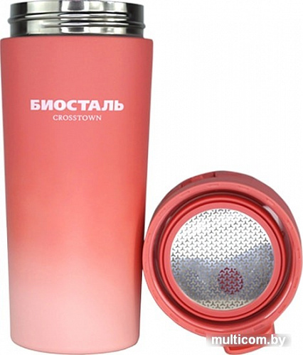 Термокружка BIOSTAL NMT-400Z-O 0.4л (розовый)