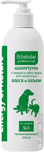 Шампунь Pchelodar Energy of Nature с медом и алоэ вера (350 мл)