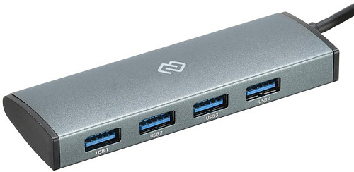 USB-хаб Digma HUB-4U3.0-UC-G