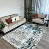 Ковер для жилой комнаты Radjab Carpet Белла прямоугольник D009A 7605RK 2x2.9 (cream shirink/blue fdy)