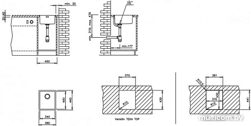 Кухонная мойка TEKA Linea R15 340.400 F TOP