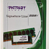 Оперативная память Patriot Signature Line 4GB DDR3 SO-DIMM PC3-12800 [PSD34G16002S]
