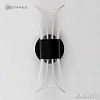 Бра Estares Dio 12W 2Y-ON/OFF-230x80x85-BLACK/CLEAR-220-IP20