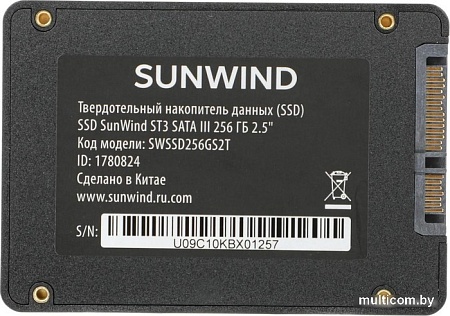 SSD SunWind ST3 SWSSD256GS2T 256GB