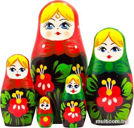 Развивающая игра Брестская Матрешка В винтажном стиле (набор 5 шт)