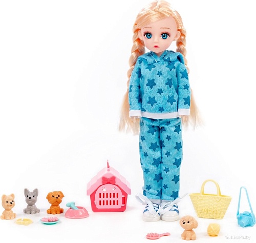 Кукла-питомец Полесье Даша в спортивном костюме 03090