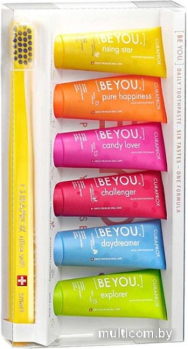 Набор Curaprox Набор Шесть вкусов + Зубная щетка Smart 6 х10 мл