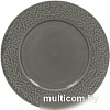 Тарелка обеденная Corone Nori LQ-QK15289-GRY фк5613 (серый)