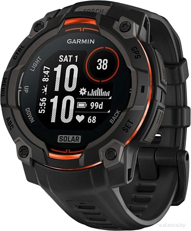 Умные часы Garmin Instinct 3 Solar 45 мм (черный)