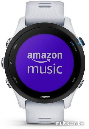 Умные часы Garmin Forerunner 255 Music 46 мм (белый камень)