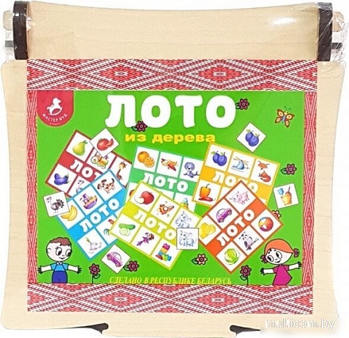 Развивающая игра Мастер Вуд Лото DL1