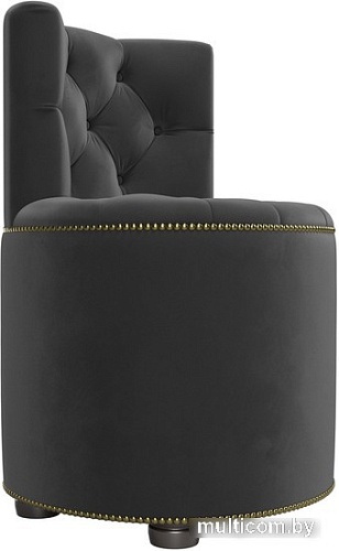 Пуфик Лига диванов Саваж (велюр, серый)