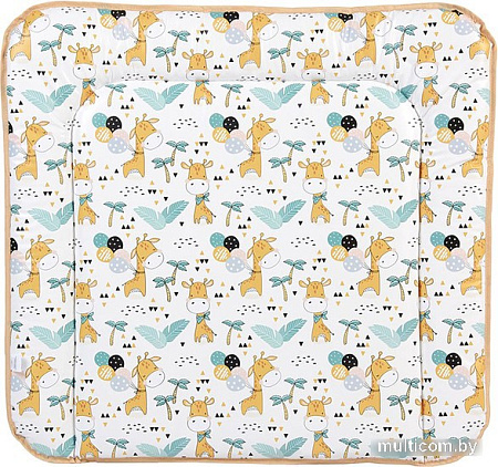 Пеленальный матрас Polini Kids Жирафик на комод 77x72 0002729