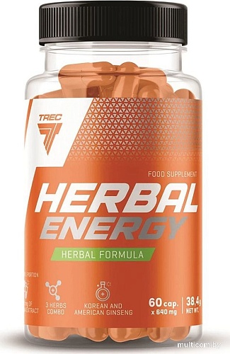 Предтренировочный комплекс Trec Nutrition Herbal Energy (60 капсул)