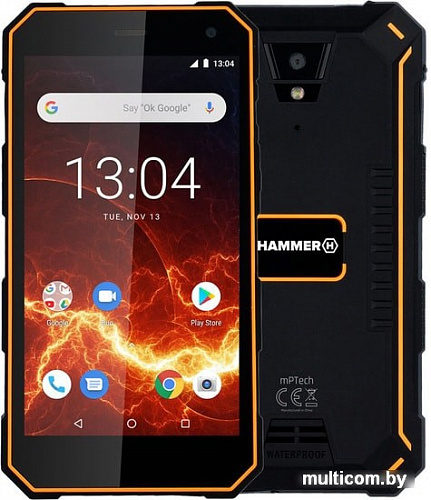 Смартфон HAMMER Energy (оранжевый)