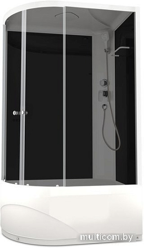 Душевая кабина Domani-Spa Delight 128 High 120x80 R (черный/тонированное)