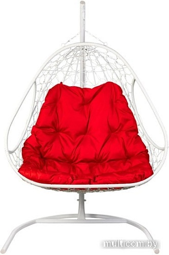 Подвесное кресло BiGarden Primavera (белый/красный)