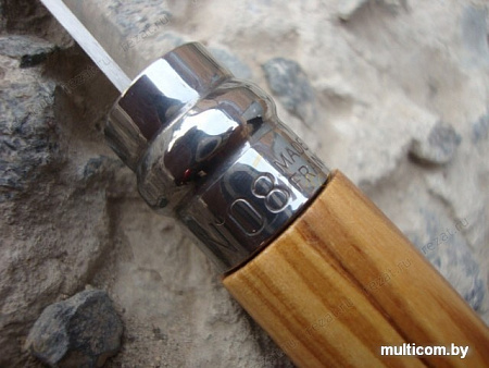 Туристический нож Opinel N°8, нержавеющая сталь, оливковое дерево