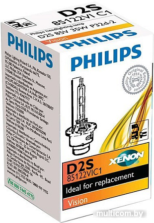 Ксеноновая лампа Philips D2S Xenon Vision 1шт