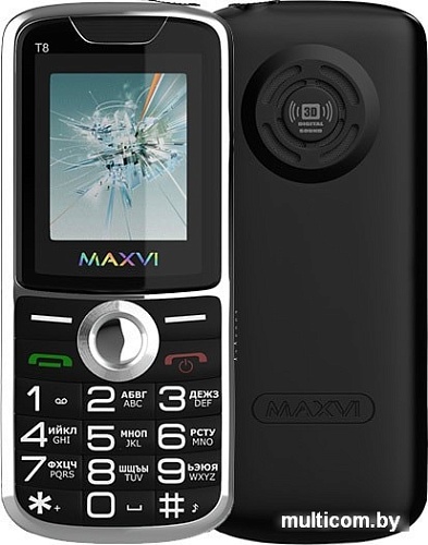 Мобильный телефон Maxvi T8 (черный)