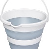 Ведро Эльфпласт Flexy 644 (белый/серо-голубой)