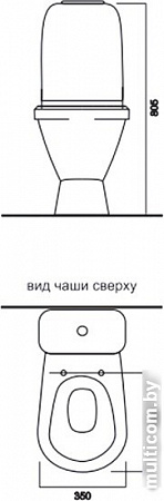 Унитаз Sanita Самарский Эконом