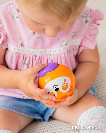 Развивающая игрушка Азбукварик Мячик-сюрприз музыкальный. Лисичка 2807