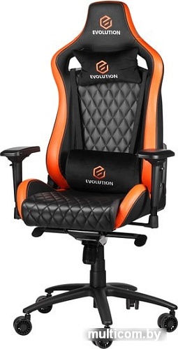 Кресло Evolution Omega (черный/оранжевый)