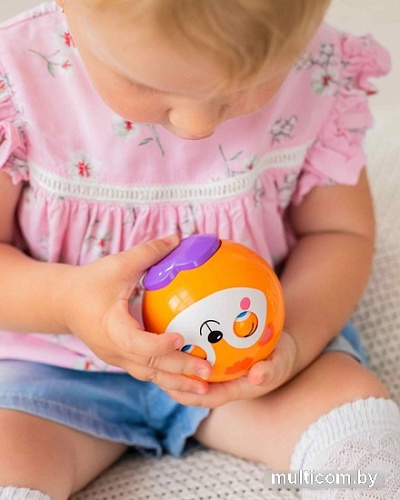 Развивающая игрушка Азбукварик Мячик-сюрприз музыкальный. Лисичка 2807