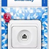 Розетка компьютерная SmartBuy SBE-02w-S1-RJ