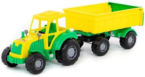 Полесье Мастер трактор с прицепом №1 35257