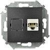 Розетка телефонная Simon 15 1591480-038 (графит)