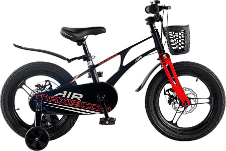 Детский велосипед Maxiscoo Air Pro 16 2025 MSC-A1642P (обсидиан)