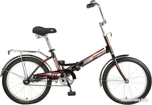 Детский велосипед Novatrack TG-20 classic 2020 20FTG301.BK20 (черный)
