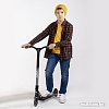 Двухколесный подростковый самокат Maxiscoo Skyline-120 SN-SK120-BL (черный)