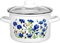 Кастрюля Лысьвенские эмали Васильки С-1612САП2/4ЭК