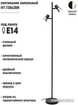 Торшер ArtStyle HT-738X2BN