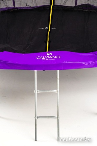 Батут Calviano Outside Master Purple 374 см - 12ft (внешняя сетка, с лестницей)