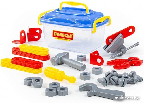 Набор инструментов игрушечных Полесье Механик 56610 (в контейнере)