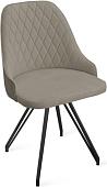 Стул Трия Гранд К4 (черный муар/велюр Confetti Smoke)