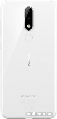 Смартфон Nokia 5.1 Plus (глянцевый белый)