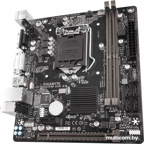 Материнская плата Gigabyte H310M S2V 2.0 (rev. 1.0)