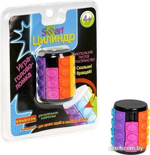 Головоломка Bondibon Smart Цилиндр 4 ряда ВВ4723