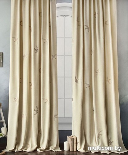 Комплект штор Pasionaria Либерти 290x230 (2 шт, сливочный)