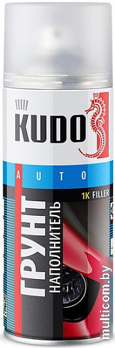 Автомобильный грунт Kudo 1К акриловая KU2201 520мл (серый)