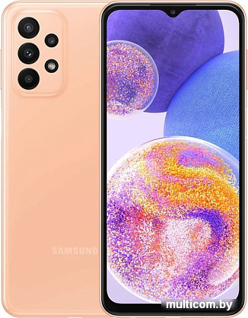 Смартфон Samsung Galaxy A23 SM-A235F/DSN 4GB/64GB (персиковый)